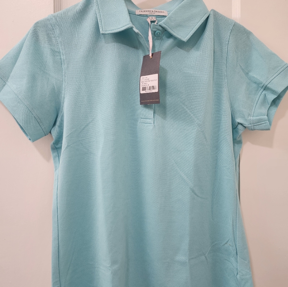 Fairway Greene Light Blue Polo Shirt